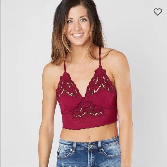 Free People Other - Free people bralette fushia size large